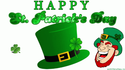 Happy St Patricks Day Irish Sticker - Happy St Patricks Day St