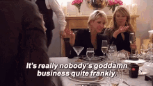 Real Housewives Of New York Nobodys Business GIF - Real Housewives Of New York Nobodys Business GIFs