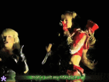a woman says that 's just my lifestyle in a blurry photo