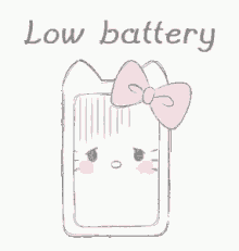 Hello Kitty Low Battery GIF - Hello Kitty Low Battery GIFs