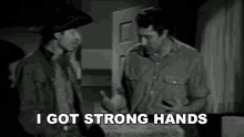 I Got Strong Hands Mike GIF