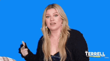 The Terrell Show Kelly Clarkson GIF - The Terrell Show Kelly Clarkson Death Stare GIFs