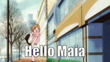 Hello Anime Girl Hi GIF - Hello Anime Girl Hi Hello Maia GIFs