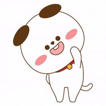 cute puppy dog happy smile