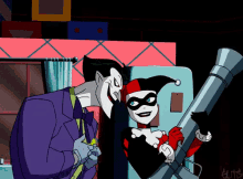 Harley Quinn Joker GIF - Harley Quinn Joker Kiss GIFs