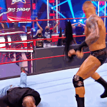 Randy Orton Punt Kick GIF - Randy Orton Punt Kick Shawn Michaels GIFs