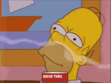 Homer Drive Thru GIF
