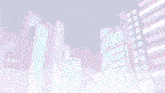 a computer generated image of a city at night with lots of buildings