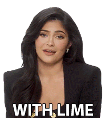 With Lime Kylie Jenner Sticker - With Lime Kylie Jenner On The Rise Stickers