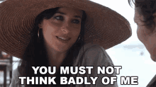 You Must Not Think Badly Of Me Nina GIF - You Must Not Think Badly Of Me Nina Dakota Johnson GIFs