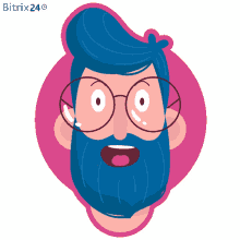 beard beardy man bitrix24 bitrix24fun heart