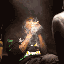 Smoking Ybn Almighty Jay GIF - Smoking Ybn Almighty Jay Ybn Almight J GIFs