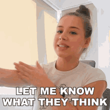 Let Me Know What They Think Fernanda Ramirez GIF - Let Me Know What They Think Fernanda Ramirez Tell Me Whats On Their Minds GIFs