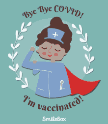 Covid19 Vaccinted GIF - Covid19 Vaccinted Bye Covid GIFs