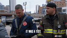 It Was A Test Howd I Do Blake Gallo GIF - It Was A Test Howd I Do Blake Gallo Kelly Severide GIFs
