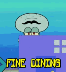 Fine Dining Squidward GIF - Fine Dining Squidward Spongebob GIFs