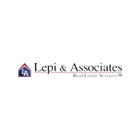 a logo for lehi & associates real estate services