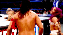 Sasha Banks Shinsuke Nakamura GIF - Sasha Banks Shinsuke Nakamura Thats Right GIFs