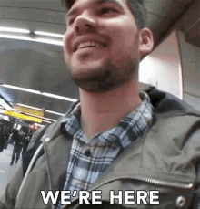 Were Here We Have Arrive GIF - Were Here We Have Arrive Just Landed GIFs