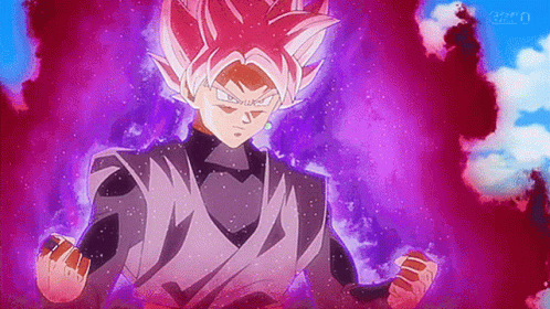 Goku Black Super Saiyan Rose GIF — Goku Black Super Saiyan Rose