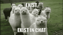 Exist Exist In Chat GIF