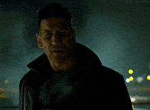 a man says see you around webs in a dark room