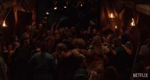 Vikings Party GIF - Vikings Party Hype - Discover & Share GIFs