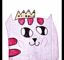 Cat Drawing GIF - Cat Drawing Crown GIFs
