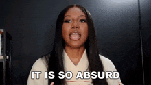 It Is So Absurd That I Have To Laugh Teanna GIF - It Is So Absurd That I Have To Laugh Teanna Fab Socialism GIFs