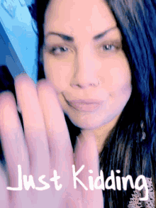 Just Kidding GIF - Just Kidding Mandy GIFs