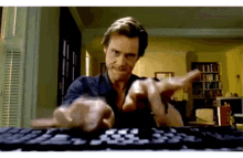 Typing Fast GIF - Typing Fast Jim Carrey GIFs