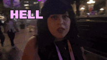 a woman says yeah in a blurry image