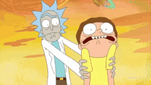 Rick And Morty Scared GIF