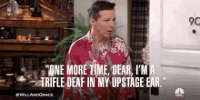 will and grace sean hayes jack mcfarland one more time dear deaf