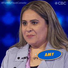 Nervous Amy GIF - Nervous Amy Family Feud Canada GIFs