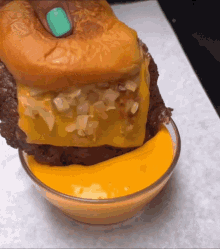 Burger Cheese GIF - Burger Cheese Dip GIFs