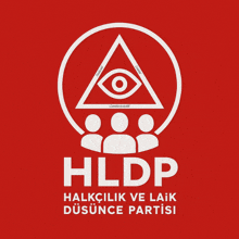 a logo for hldp halkcilik ve laik dusunce partisi