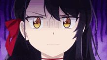 a close up of a girl 's face with a yellow eye