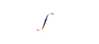 a white background with a purple letter f in the middle