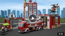 Lego City Fire Station60004 GIF - Lego City Fire Station60004 GIFs