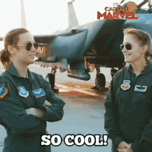 Brie Larson Captain Marvel GIF - Brie Larson Captain Marvel So Cool GIFs