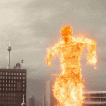 a picture of a man on fire with kepler written below it