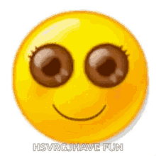 emoji smiley blushing have fun blink