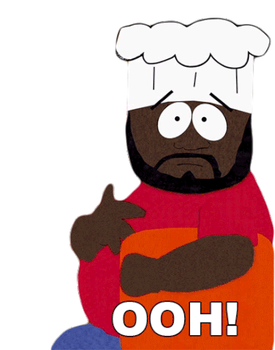 Ooh Chef Sticker - Ooh Chef South Park Stickers