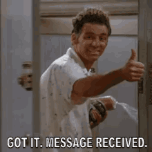 Got It. Message Received. GIF - Received Message Received Got It GIFs
