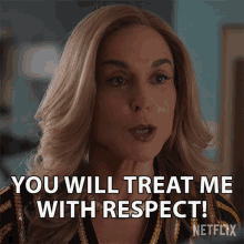 You Will Treat Me With Respect Divina GIF - You Will Treat Me With Respect Divina First Kill GIFs