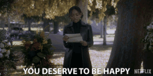 You Deserve To Be Happy Logan Browning GIF - You Deserve To Be Happy Logan Browning Samantha White GIFs