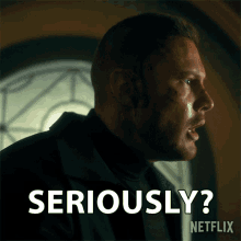 Seriously Luther Hargreeves GIF - Seriously Luther Hargreeves Tom Hopper GIFs