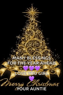 Merrychristmas Goldtree GIF
