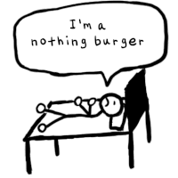 Imanothingburger Imnothing Sticker - Imanothingburger Nothingburger Imnothing Stickers